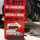Business 2 image G. DYET CAR & CARAVAN SERVICES Mobile Home Repair in WISHAW La