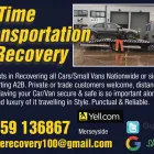 Business 1 image ON TIME TRANSPORTATION & RECOVERY Towing Services in Bootle Me