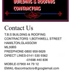 Business 8 image TBS BUILDING & ROOFING CONTRACTORS Stonework & Stonemasons in Hamilton La