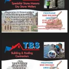Business 12 image TBS BUILDING & ROOFING CONTRACTORS Stonework & Stonemasons in Hamilton La