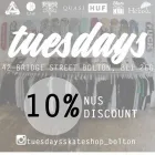 Business 5 image TUESDAY'S SKATESHOP Sports & Recreation in Bolton Gr