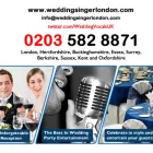 Business 6 image WEDDING SINGER LONDON Entertainment Agencies in London Gr